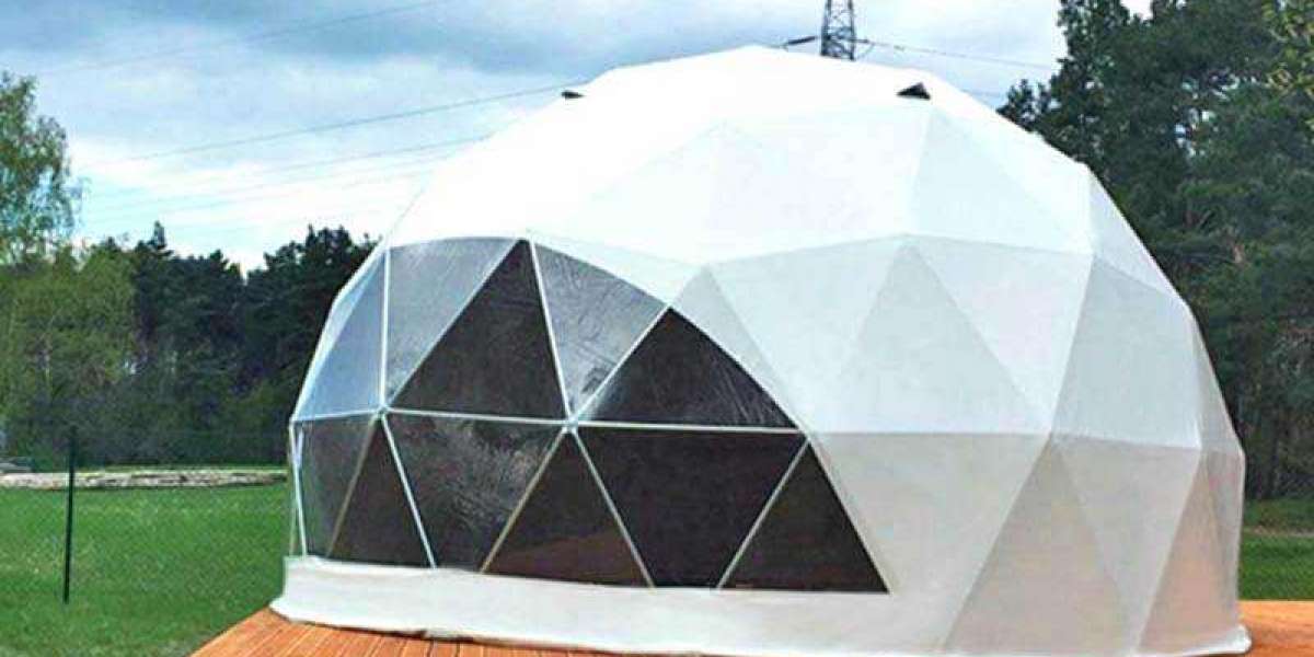 Temporary shelters and greenhouses can be built with Geodesic Dome Kits.