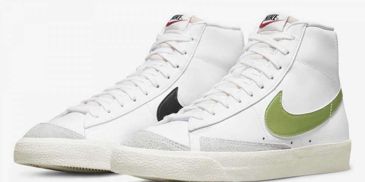 These two Nike Blazer Mid ’77 BQ6806-116/BQ6806-117 are a rare two-color Swoosh!