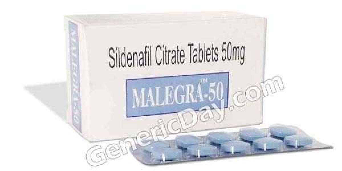 Buy Malegra 50 (Sildenafil) Tablets Online [20%Off] @ Genericday