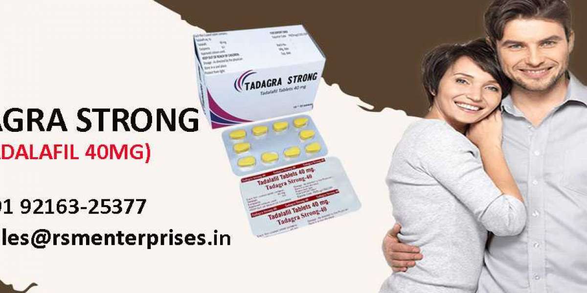 Buy Tadagra Strong (Tadalafil 40mg) Tablet Cheap Price - 50% Discount & Free Delivery